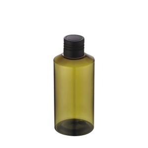 150ml green plastic bottle with lid