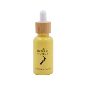 30ml glass serum bottle with bamboo dropper