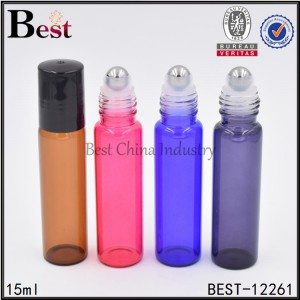 80% OFF Price For
 amber pink blue purple colored roller bottle 15ml Wholesale to UAE