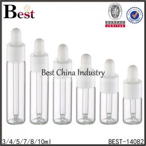 19 Years Factory
 13 415 dropper cap clear tube glass bottle 3/4/5/7/8/10ml in Namibia