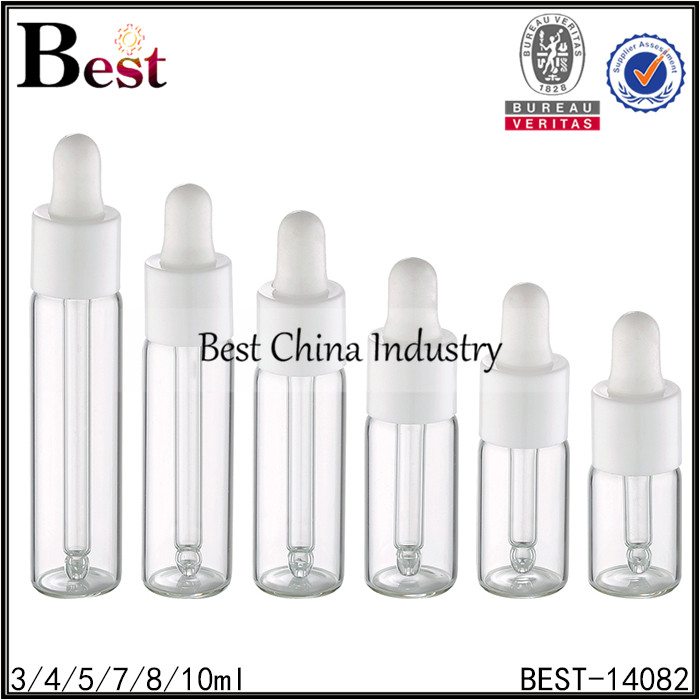 Online Exporter
 13 415 dropper cap clear tube glass bottle 3/4/5/7/8/10ml Factory for Bangalore