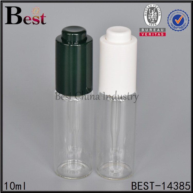 High quality factory
 round clear bottle with plastic press dropper cap 10ml Wholesale to Zurich