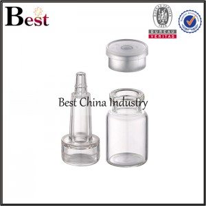 small penicillin bottle hyaluronic acid bottle with high plastic cap 3ml 4ml 5ml 7ml 10ml