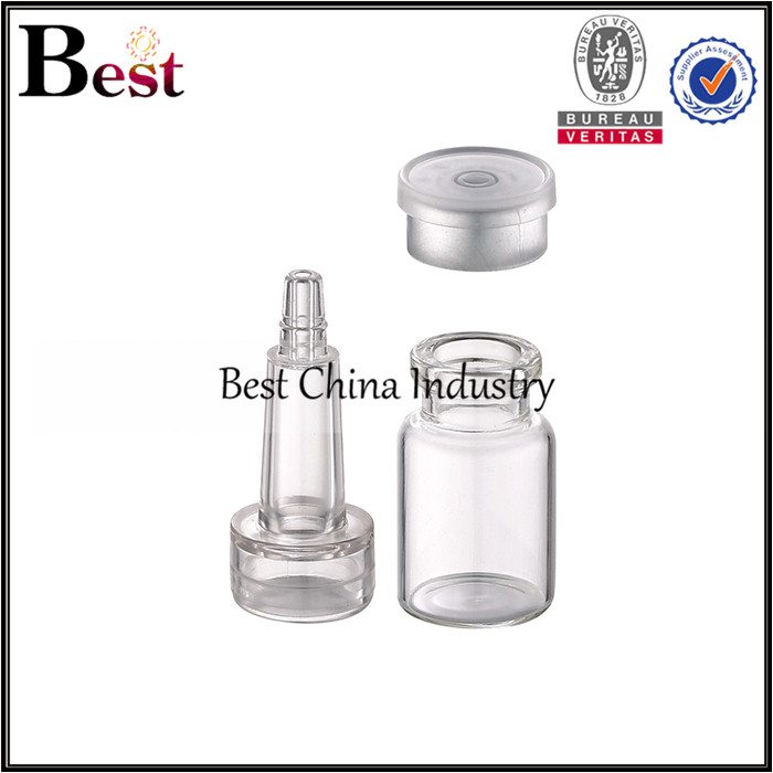 China wholesale
 small penicillin bottle hyaluronic acid bottle with high plastic cap 3ml 4ml 5ml 7ml 10ml Factory in Chicago