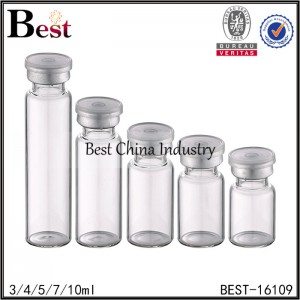 clear tube penicillin bottle for injection 3ml 4ml 5ml 7ml 10ml