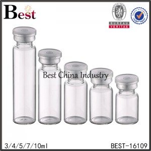 clear tube penicillin bottle for injection 3ml 4ml 5ml 7ml 10ml