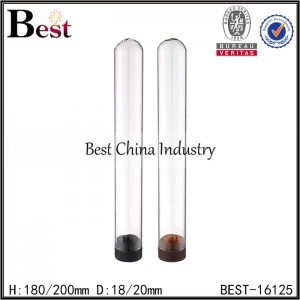 11 Years Factory
 clear round bottom test tube with cap Supply to Cancun