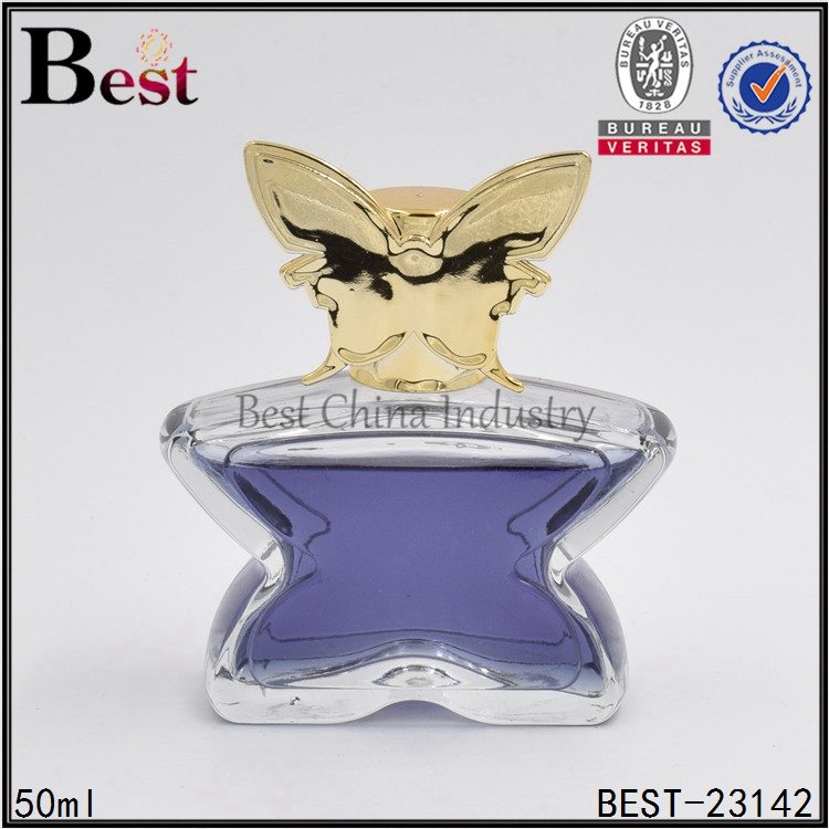 Factory wholesale
 star shaped glass perfume bottle 50ml Sacramento
