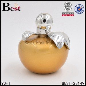 apple shaped gold perfume bottle 90ml