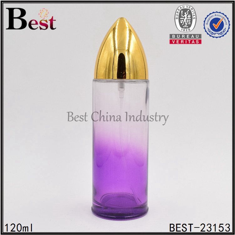 Factory making
 cylinder perfume bottle 120ml Factory for Liberia