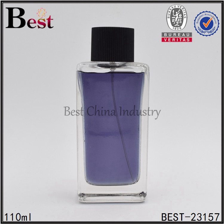 20 Years manufacturer
 square perfume glass bottle 110ml Factory in Monaco