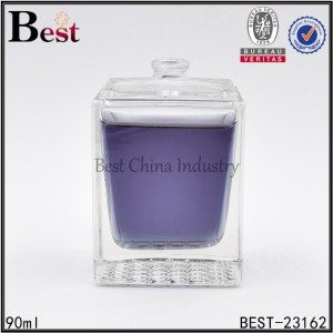 square perfume glass bottle 90ml