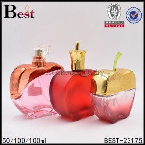 High definition wholesale
 apple shape glass perfume bottle 50/100ml Kazakhstan