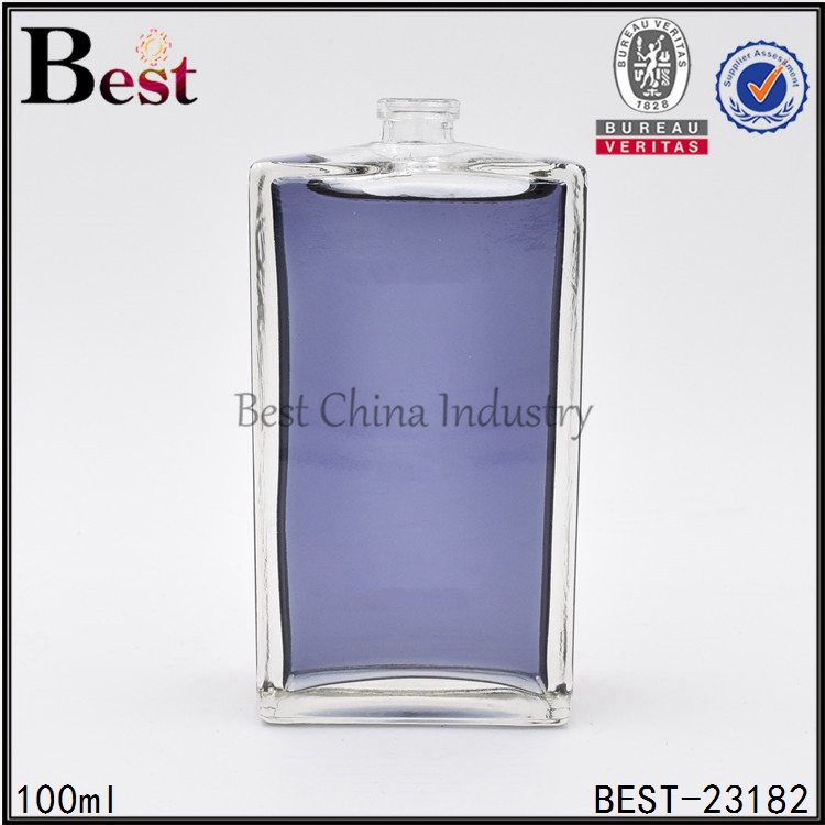 14 Years Manufacturer
 clear square perfume bottle 100ml Factory from Salt Lake City