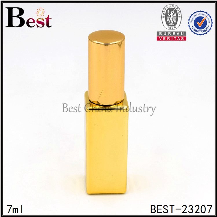Manufacturing Companies for
 gold square glass bottle with sprayer 7ml Supply to Plymouth