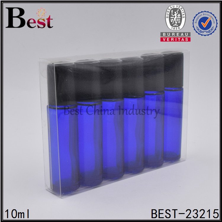 Professional China 
 blue glass roller ball 10ml in Ireland