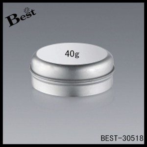 round aluminum jar 40g