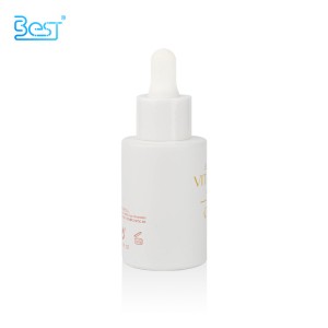 15ml 30ml 50ml white perfume body oil glass bottle with white dropper