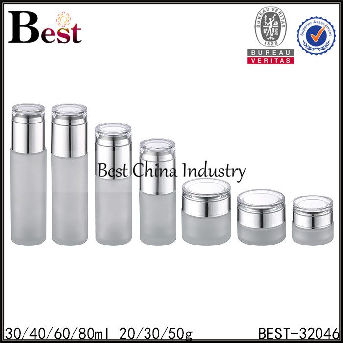 6 Years manufacturer
 glass bottle and glass jar 30/40/60/80ml,20/30/50g Supply to Barcelona