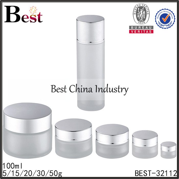 12 Years Factory
 set cosmetic bottle and jar 100ml, 5/15/20/30/50g Wholesale to Norway