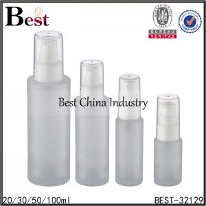 frosted glass bottle with sprayer 20/30/50/100ml