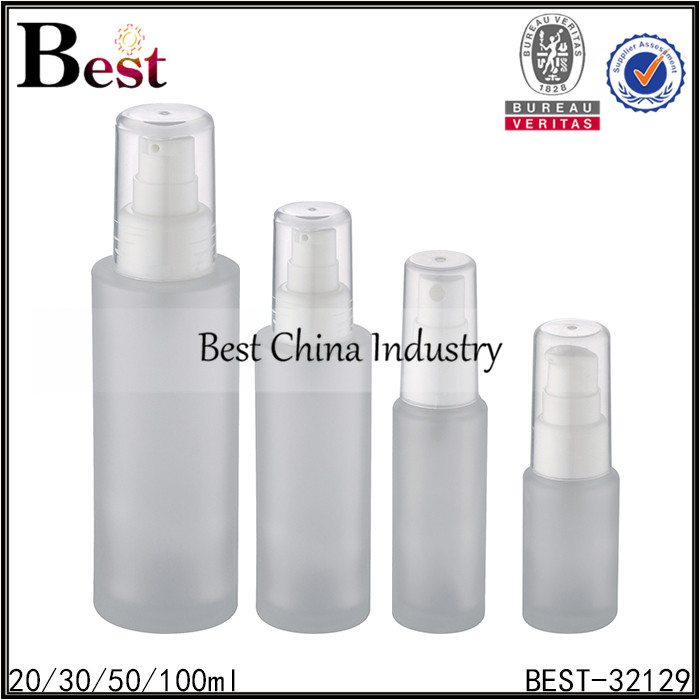 100% Original Factory
 frosted glass bottle with sprayer 20/30/50/100ml Manufacturer in Houston