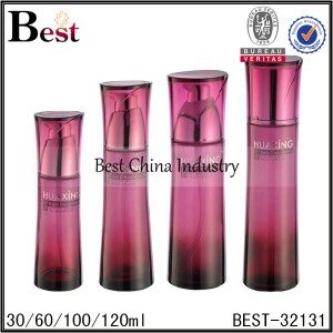 colored shaped glass bottle 30/60/100/120ml