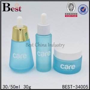glass dropper bottle and glass jar 30/50ml, 30g
