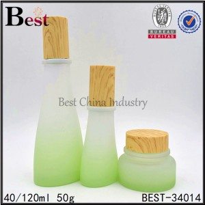 shaped glass bottle and jar 40/120ml, 50g