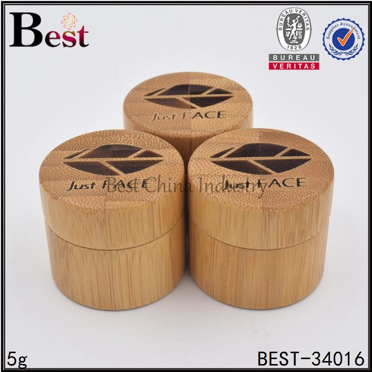Hot-selling attractive
 bamboo jar with pp insider 5g Supply to Turkey