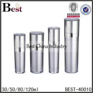 Factory provide nice price
 silver acrylic pump bottle 30/50/80/120ml Wholesale to Suriname