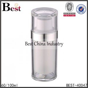capsule de bouteille acrylique de couleur blanc 60/100 ml