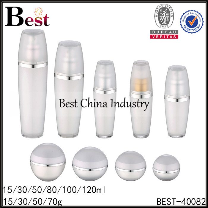 15 Years manufacturer
 acrylic jar and acrylic bottle 15/30/50/80/100/120ml, 15/30/50/70g Factory for United Kingdom