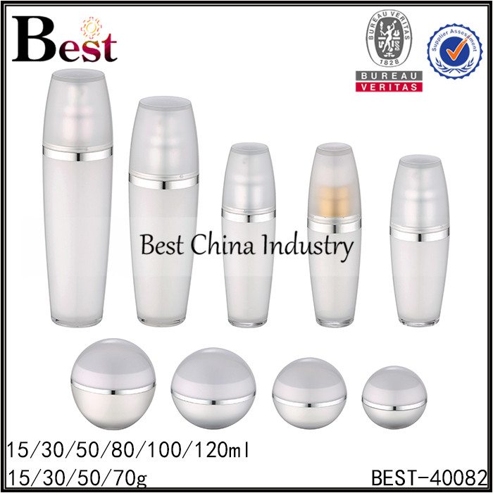 OEM Manufacturer
 acrylic jar and acrylic bottle 15/30/50/80/100/120ml, 15/30/50/70g Factory from Saudi Arabia
