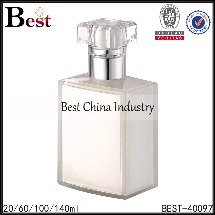 Wholesale 100% Original
 square acrylic bottle pump bottle 20/60/100/140ml Factory from Frankfurt