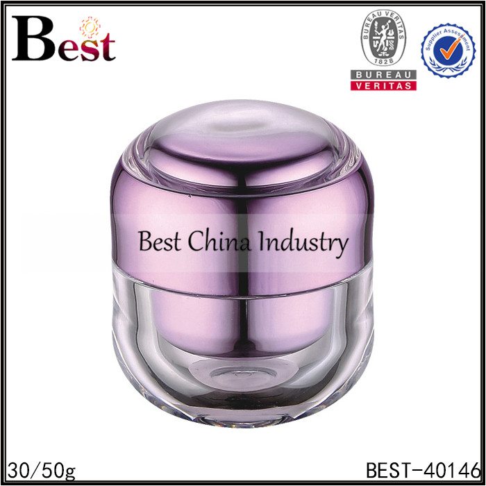 OEM China High quality
 red acrylic jar 30/50g Manufacturer in Dominican Republic