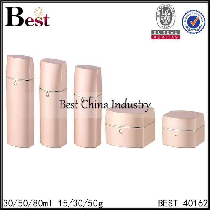 OEM China High quality
 square acrylic bottle and jar 30/50/80ml, 15/30/50g Wholesale to Burundi