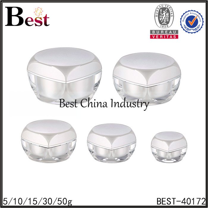 Manufacturer of 
 square crystal acrylic jar 5/10/15/30/50g Wholesale to Malaysia