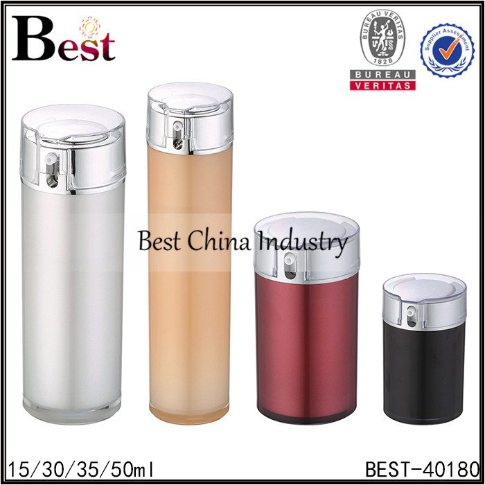 Professional Design
 cylinder acrylic bottle 15/30/35/50ml Supply to Burundi