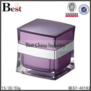 Bottom price for
 red square acrylic jar 15/30/50g  Wholesale to The Swiss