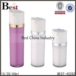 red, white acrylic lotion bottle 15/30/40ml