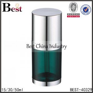 green body, shiny silver aluminum shoulder, bottom dropper bottle 15/30/50ml