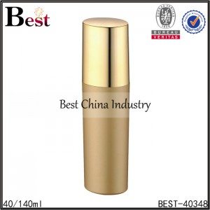 oval gold acrylic lotion bottle 40ml 140ml