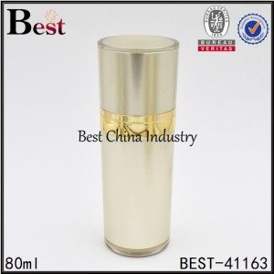 gold acrylic lotion bottle 80ml