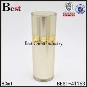 Factory directly provide
 gold acrylic lotion bottle 80ml Supply to Latvia