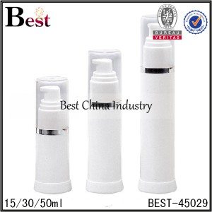 Free sample for
 white foam/lotion airless bottle 15/30/50ml Factory for Italy