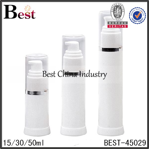 Online Manufacturer for
 white foam/lotion airless bottle 15/30/50ml Factory from Manila