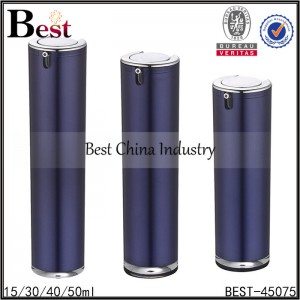 Manufacturer for
 blue acrylic lotion pump bottle 15/30/40/50ml  Factory from Suriname