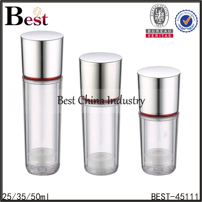 60% OFF Price For
 clear acrylic bottle with silver aluminum cap 25/35/50ml Manufacturer in Dubai
