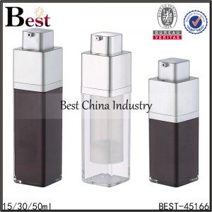 60% OFF Price For
 square shape press pump lotion acrylic airless bottle 15/30/50ml  Factory from Jersey